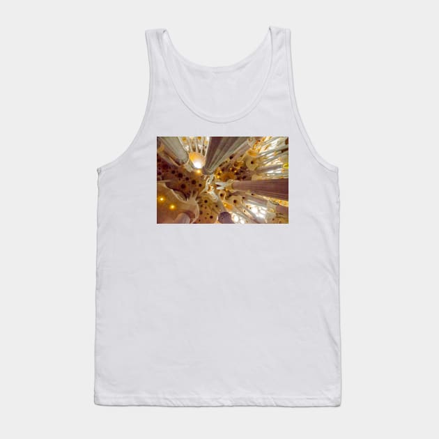 The Forest of Columns, La Sagrada Familia Tank Top by BrianPShaw